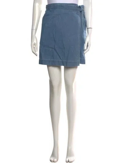 Pre-owned Soeur Mini Skirt In Blue