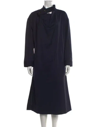 Pre-owned Soeur Mock Neck Midi Length Dress W/ Tags In Black