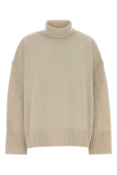 Soeur Oversize William Merino Wool Sweater In White