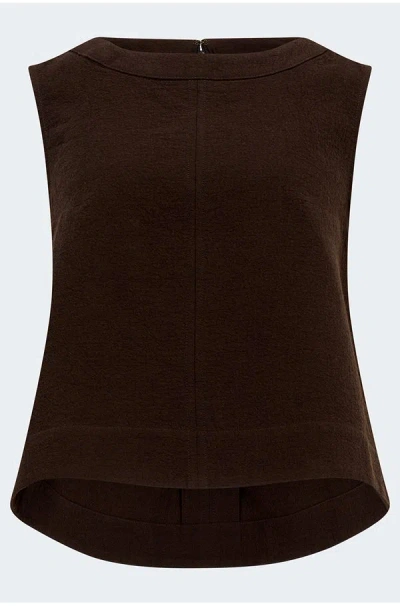 Soeur Pampa Top In Chocolat In Brown