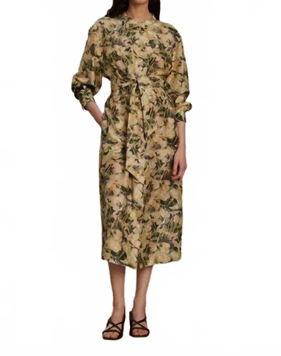 Soeur Philomene Dress In Vert In Brown