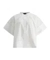 Soeur Cotton Blouse With Wide Slevees