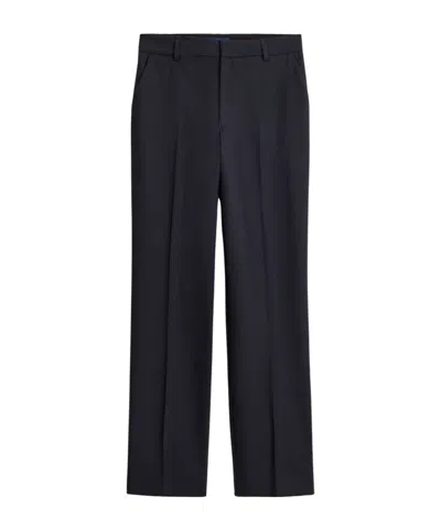 Soeur Pleated Zip-detail Casual Trousers In Black