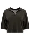Soeur Ribbed Detail Polo Shirt