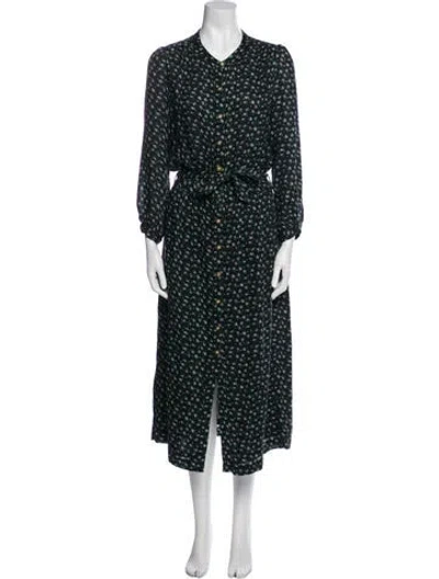 Pre-owned Soeur Printed Midi Length Dress In Blue