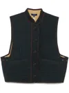 Soeur Womens Tomari Quilted Cotton-gabardine Jacket Ardoise Foncee In Blue