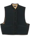 Soeur Womens Tomari Quilted Cotton-gabardine Jacket Ardoise Foncee In Blue