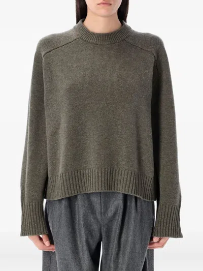 SOEUR RIBBED-HEM SWEATER