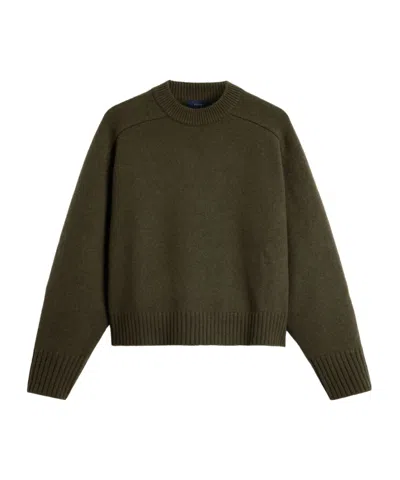 Soeur Ribbed Knit Sweater In Green