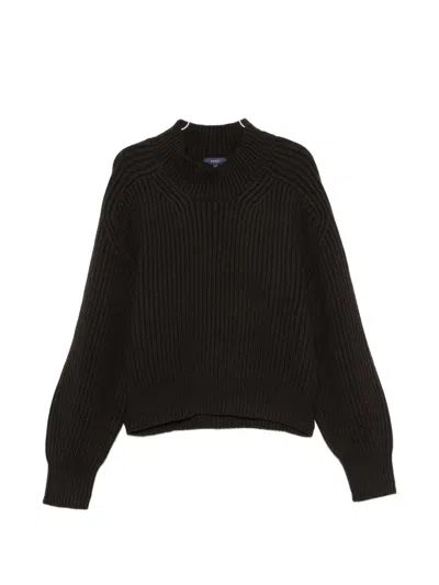 Soeur Ribbed-knit Sweater In Black
