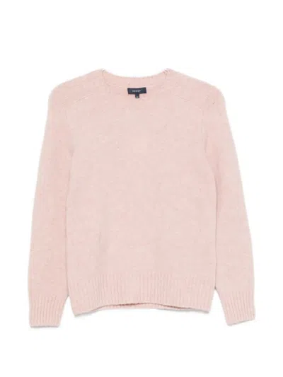 Soeur Ribbed-trim Sweater In Pink