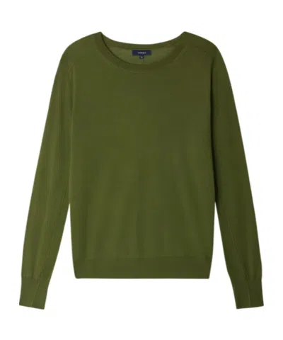 Soeur Round-neck Sweater In Green