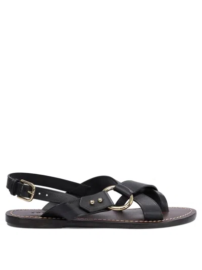 Soeur Florence Criss-cross Sandals In Black