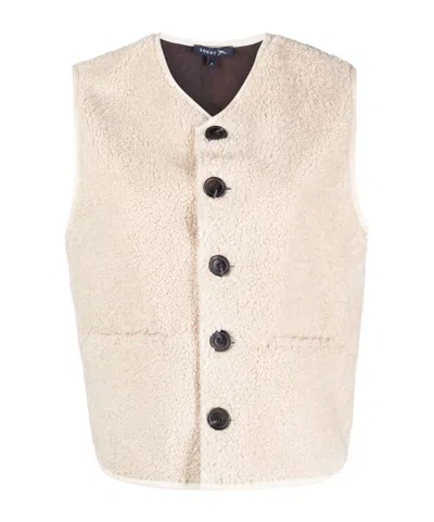 Soeur Sheepskin-effect Gilet In Multi