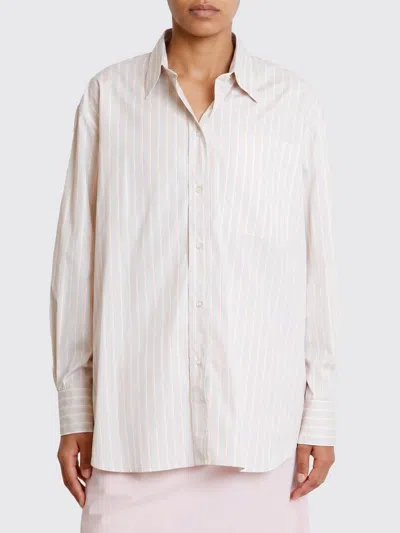 Soeur シャツ  レディース カラー オレンジ In White