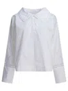 Soeur Guillemette Broderie-anglaise Shirt In White