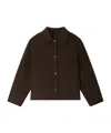 Soeur Short Double-faced Wool Coat In Brown