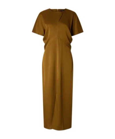 SOEUR SHORT SLEEVE DRAPE DRESS