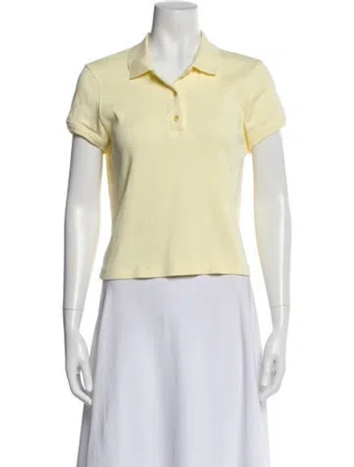 Pre-owned Soeur Short Sleeve Polo In Yellow