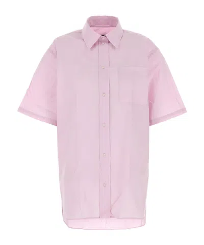 Soeur Short Sleeve Shirt In Pink