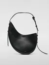 Soeur 'wino' Black Shoulder Bag With Logo Detail On The Front