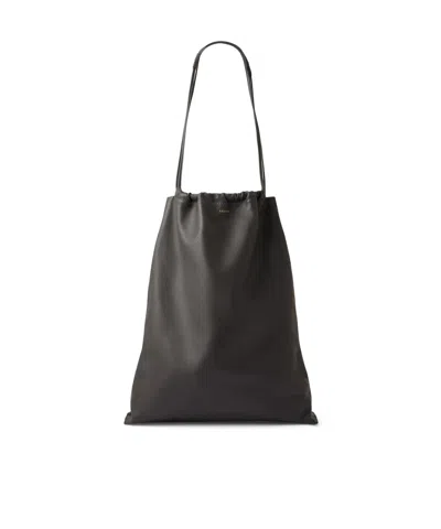 Soeur Sia Drawstring Tote Bag In Black