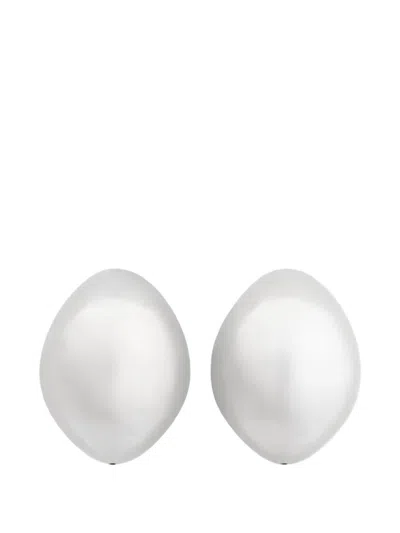 Soeur Silver-tone Stud Engraved Bijoux In White