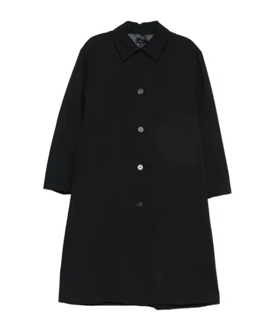 Soeur Single-breasted Long Coat In Animal Print