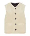 Soeur Sleeveless Casual Vest In Neutral