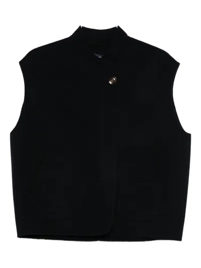 Soeur Sleeveless Jacket In Black