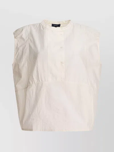 Soeur Sleeveless Lightweight Round Hem Top