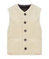 Soeur Sleeveless Casual Vest In Neutral
