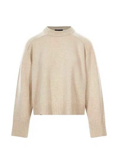 Soeur Slit-cuff Ribbed-trim Sweater In Black