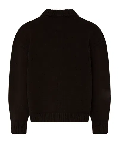 Soeur Solid Colour Long-sleeve Cardigan In Brown