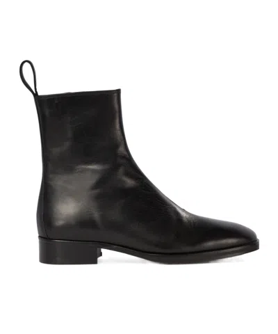 Soeur Square-toed Short Boots In Black