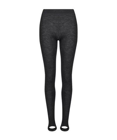 Soeur Stirrup Knit Leggings In Multi