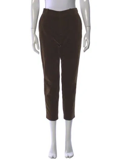 Pre-owned Soeur Straight Leg Pants In Brown