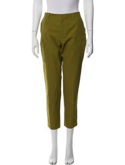 Pre-owned Soeur Straight Leg Pants In Green
