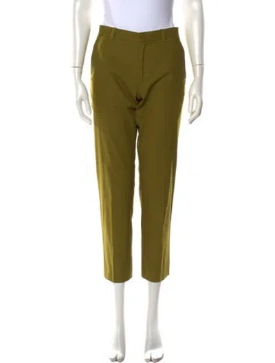 Pre-owned Soeur Straight Leg Pants In Green