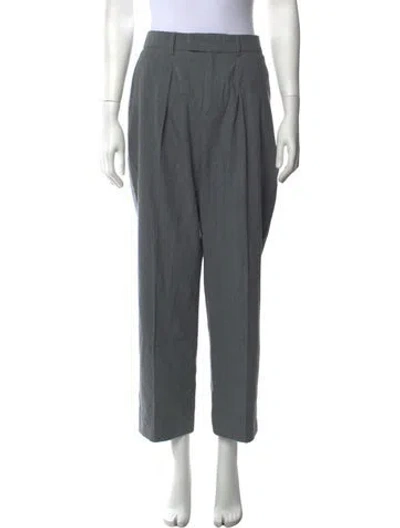 Pre-owned Soeur Straight Leg Pants In Grey