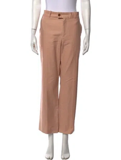 Pre-owned Soeur Straight Leg Pants In Pink