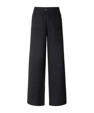 Soeur Straight Wool Trousers In Black