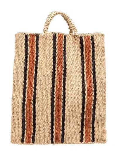 Pre-owned Soeur Straw Tote In Neutrals