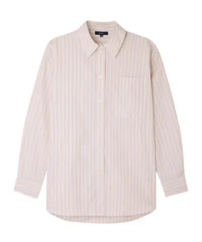 Soeur Stripe Shirt In White