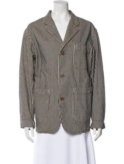 Pre-owned Soeur Striped Blazer In Multi