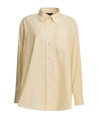 Soeur Striped Button-down Shirt In Brown