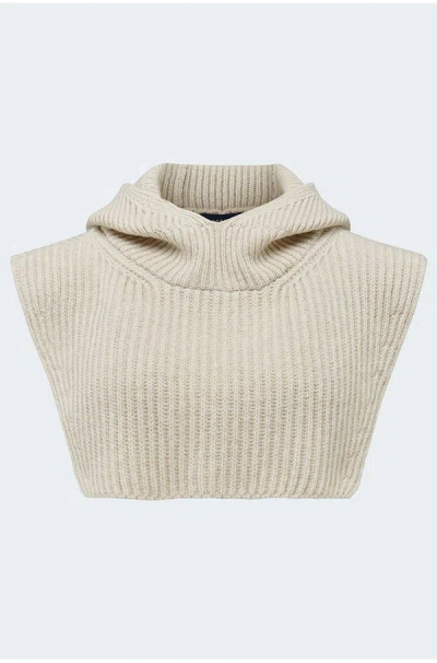 Soeur Sud Balaclava In Ecru Chine In Sand