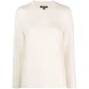 Soeur Knitted Crew-neck Jumper In Beige
