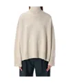 Soeur William High Neck Pullover In Neutral