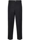 Soeur Tailored Ankle-length Trousers In Black